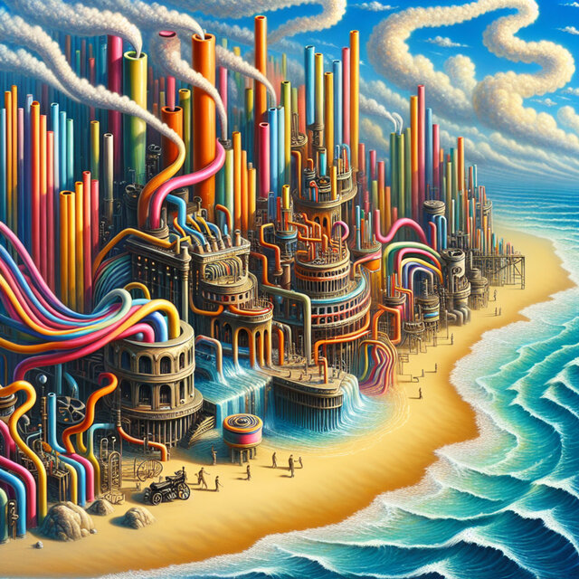 Vinyl Waves & Daydreams: A Lofi Beach Escape