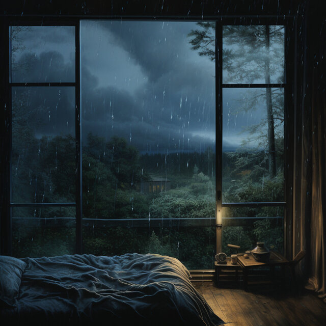 Restful Sleep: Goddess's Nighttime Storm