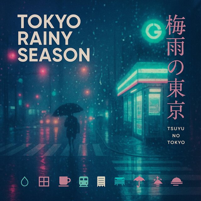 TL-Panda-Vaporwave vol.4-Tokyo Rainy Season 梅雨の東京