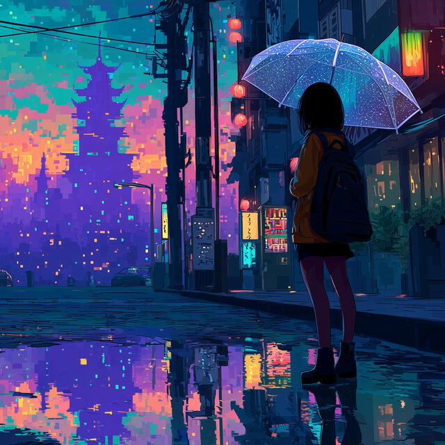 雨の帰り道で流れてくるレトロゲームサウンド３