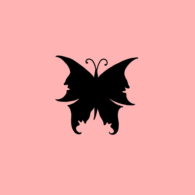 mariposa rosa
