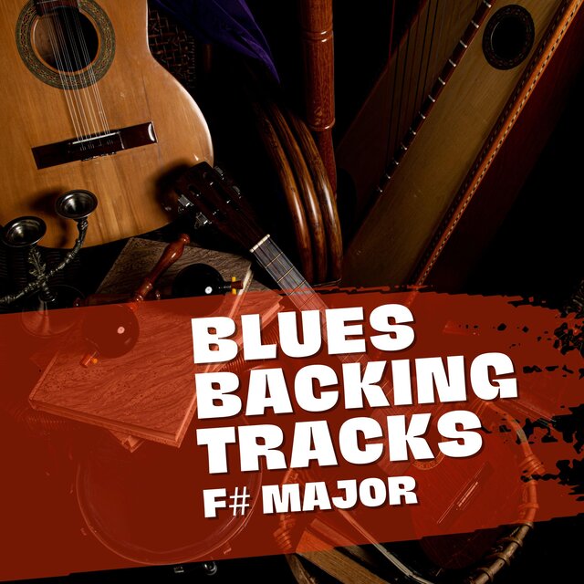 F Sharp Major Blues Backing Tracks, Loopable No Fade, 100 to 150 BPM