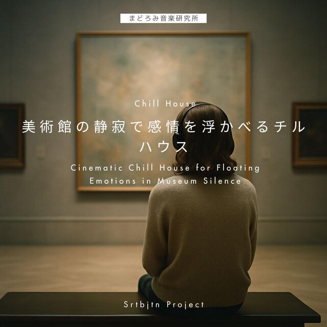 美術館の静寂で感情を浮かべるチルハウス Cinematic Chill House for Floating Emotions in Museum Silence