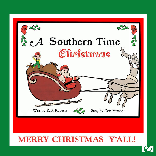 Cover art for album A Southern Time Christmas - Merry Christmas Y'All! by Don Vinson