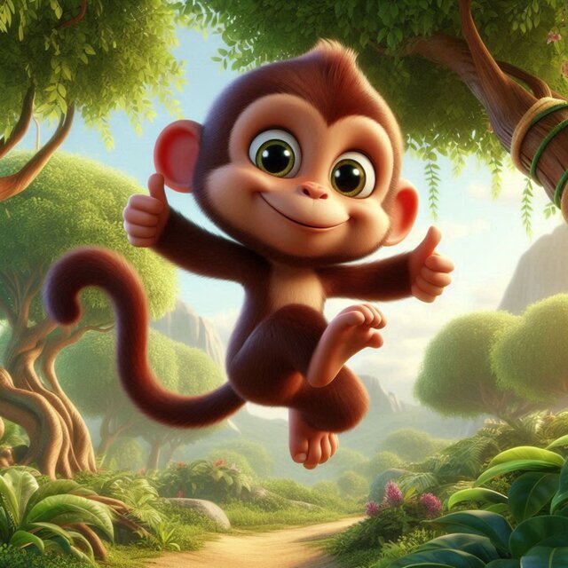O Macaquinho Sorridente