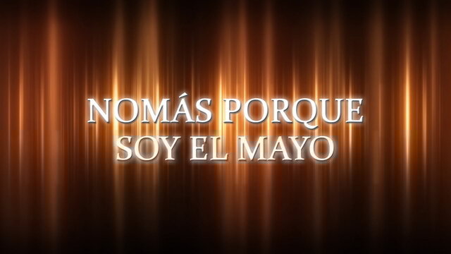 Nomás Porque Soy El Mayo (LETRA / En Vivo)