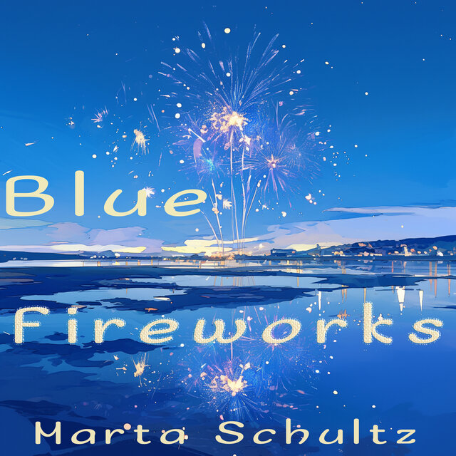 Blue Fireworks