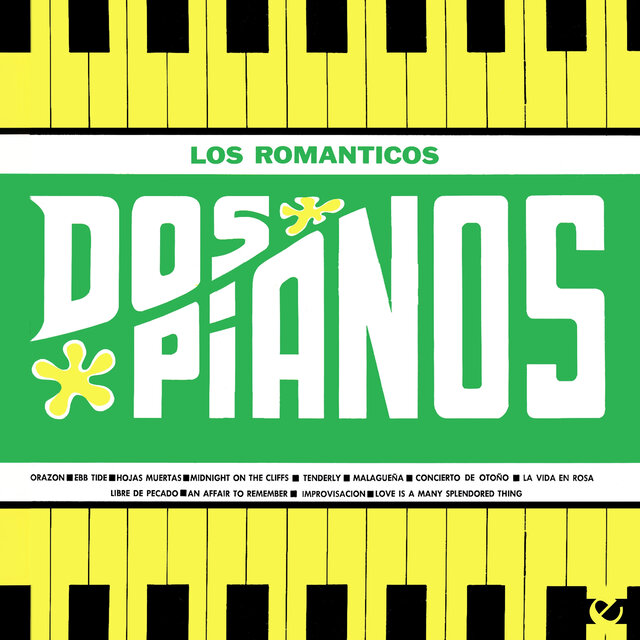 Cover art for album Los Romanticos Dos Pianos by Frank Fernandez