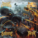 Cover art for album Cannons of Gore Soaked, Blood Drenched, Parasitic Sickness by Parasitic Ejaculation, Party Cannon, Gorevent, Bloodscribe