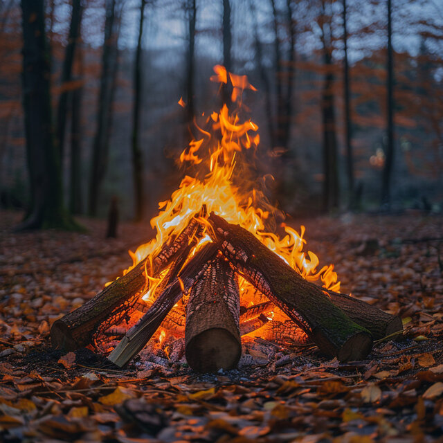 Fuego Sereno: Tonos Ambientales De Meditación
