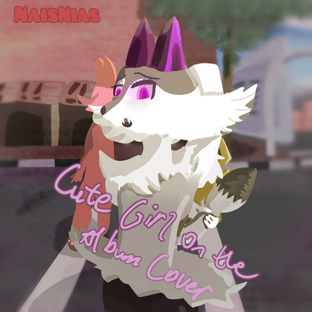 Cute Girl on the Album Cover