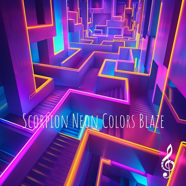 Scorpion Neon Colors Blaze