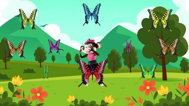 Ten Butterflies