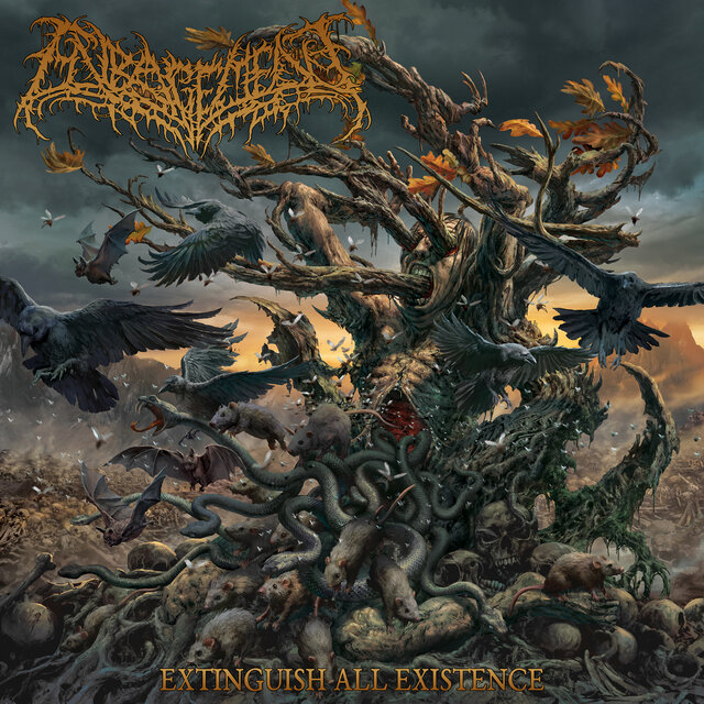 Cover art for album Extinguish All Existence by Enragement