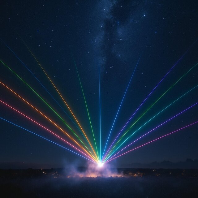 Lasers Into The Night