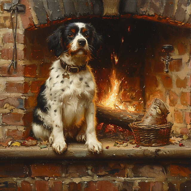 Sueños De Perros Tiernos: Ambiente Relajado Con Melodías De Fuego