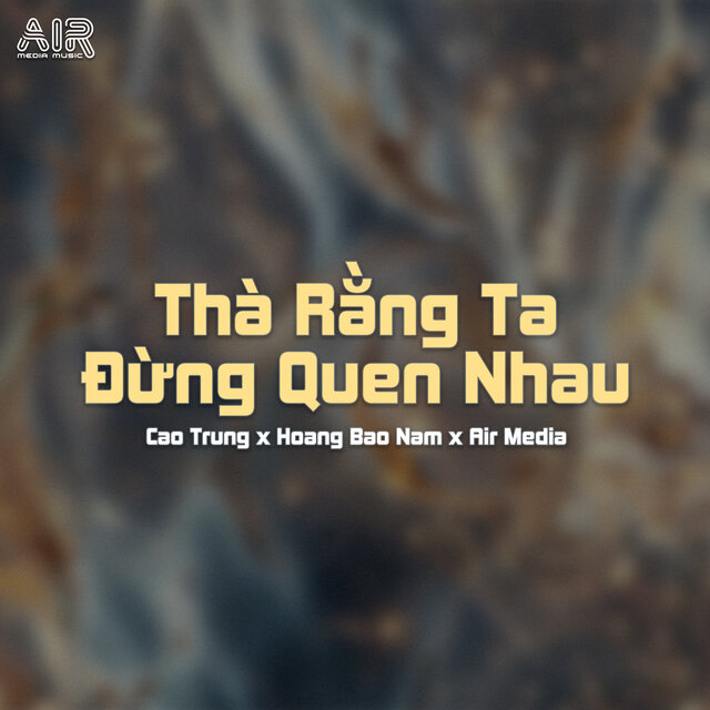 Thà Rằng Ta Đừng Quen Nhau (Sea x Air Remix)