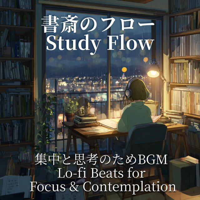 書斎のフロー - Study Flow 集中と思考のためのローファイ・ビート - Lo-fi Beats for Focus & Contemplation