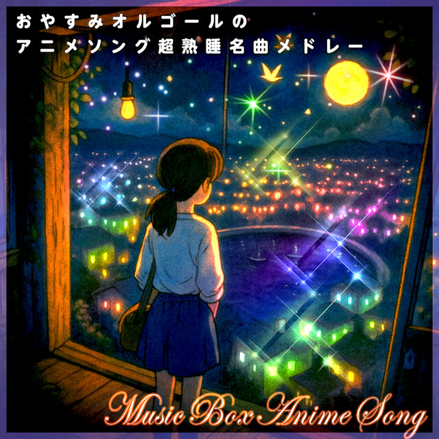 Super Deep Sleep Anime Song Lullaby Medley with Music Box