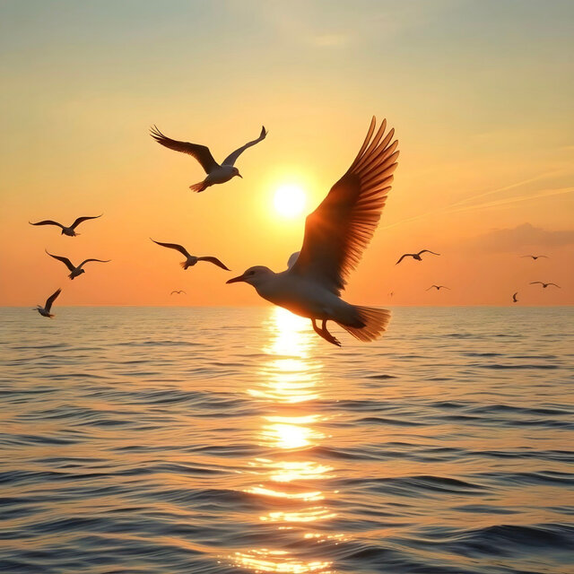 Ocean and Seagull Sounds