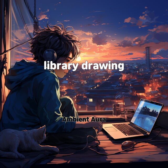 library drawing