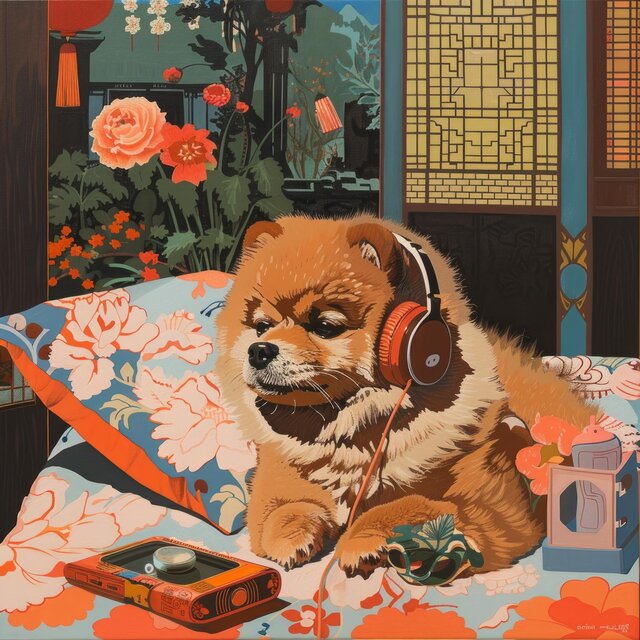 快乐的犬类睡眠：狗窝的故事