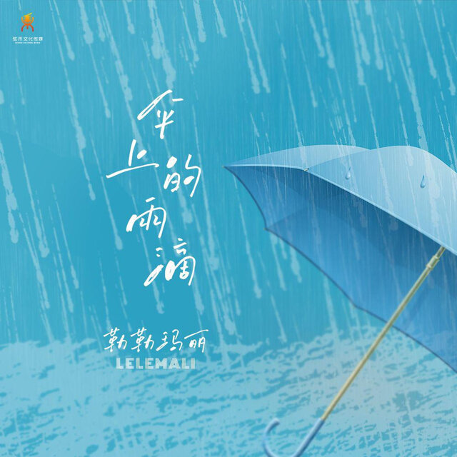 伞上的雨滴