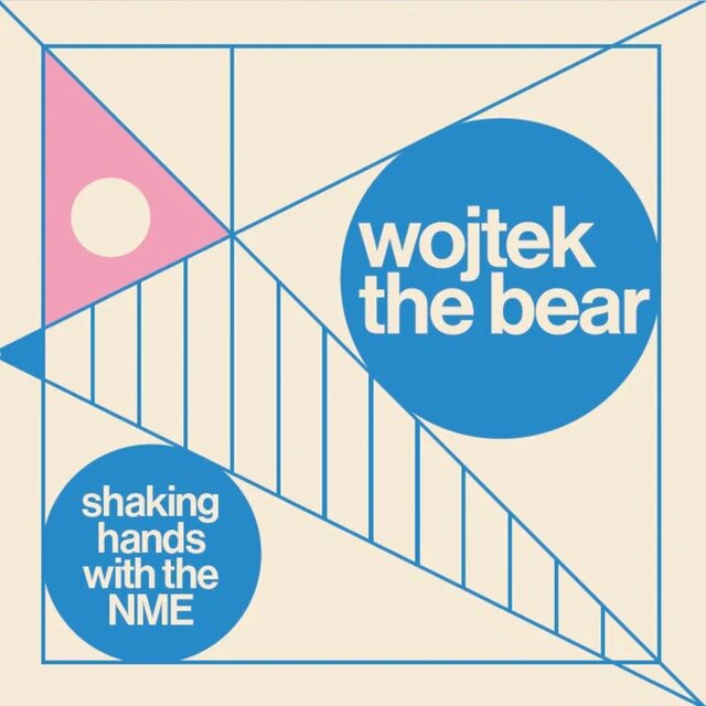 shaking hands with the NME