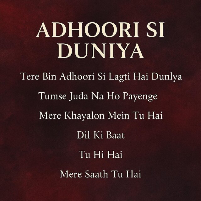 Adhoori Si Duniya
