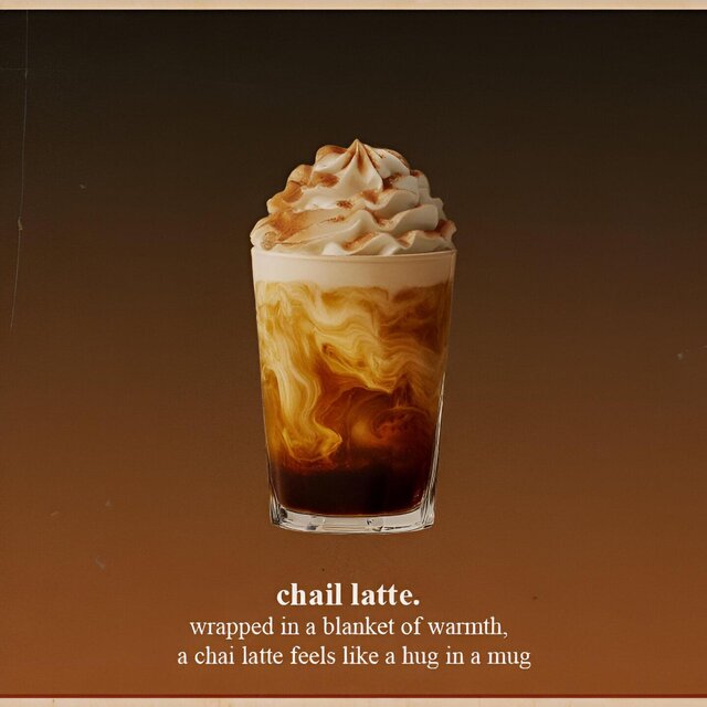 chai latte.