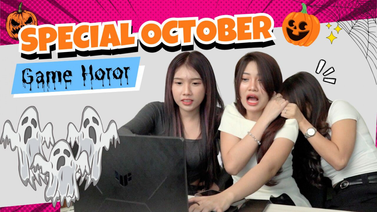 TRIO MACAN MAIN GAMES HORORR | ELOK FULL SENYUMM !!