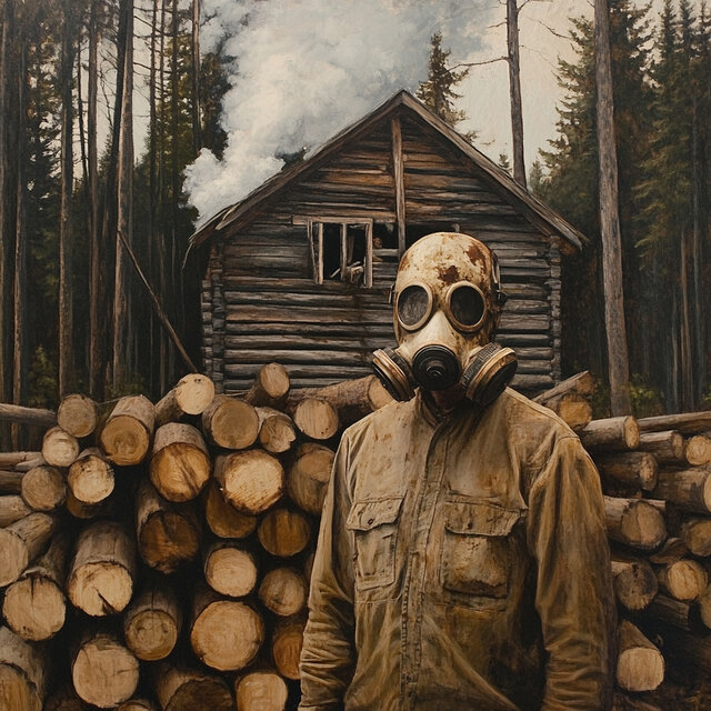 Holz Vor Der Hütte