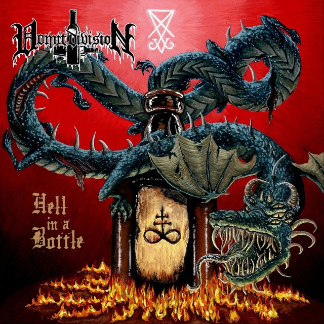 Cover art for album Hell in a Bottle by Vomit Division