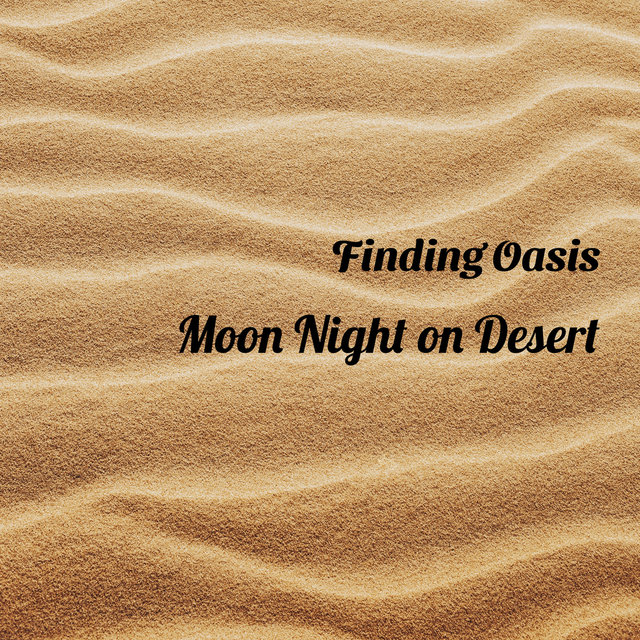 Moon Night on Desert