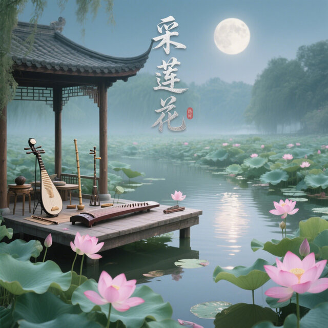 采莲花