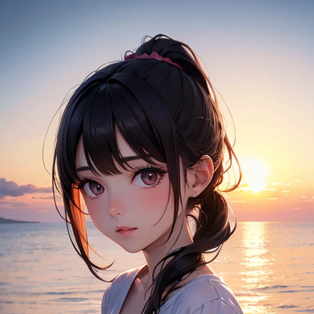 夏夜海花