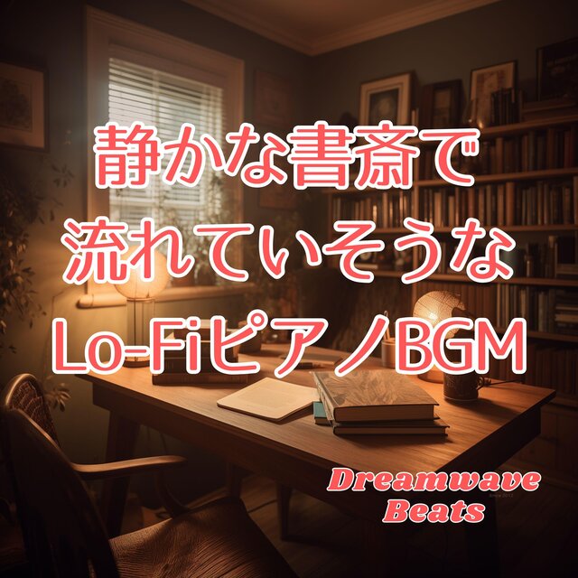 静かな書斎で流れていそうなLo-FiピアノBGM