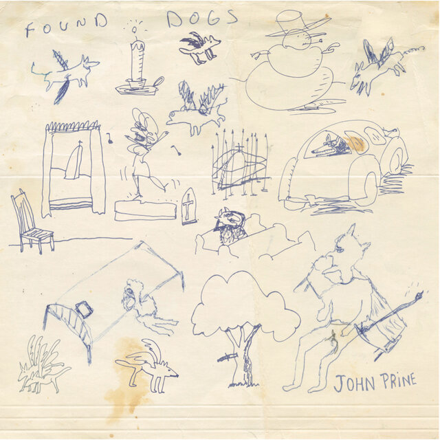 Cover art for album Found Dogs by John Prine