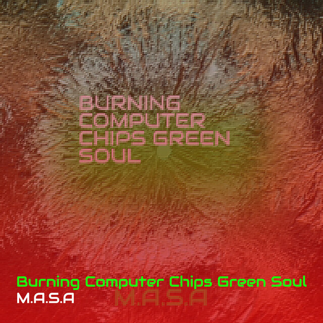 Burning Computer Chips Green Soul