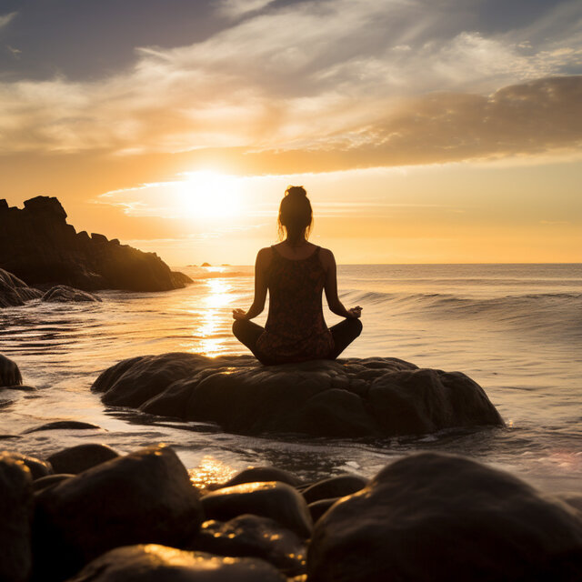 Oceanic Serenity: Meditation Waves