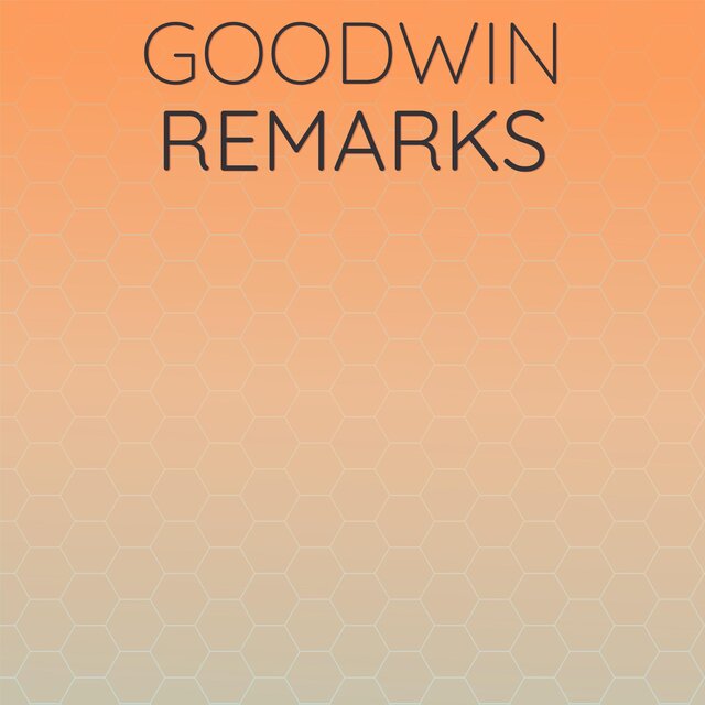 Goodwin Remarks
