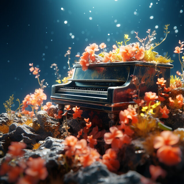 Canción De Cuna Del Océano: Olas De Piano En Costas Arenosas