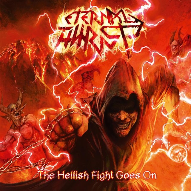 Cover art for album The Hellish Fight Goes On by Eternal Thirst