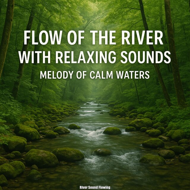 Flow of the River with Relaxing Sounds, Melody of Calm Waters