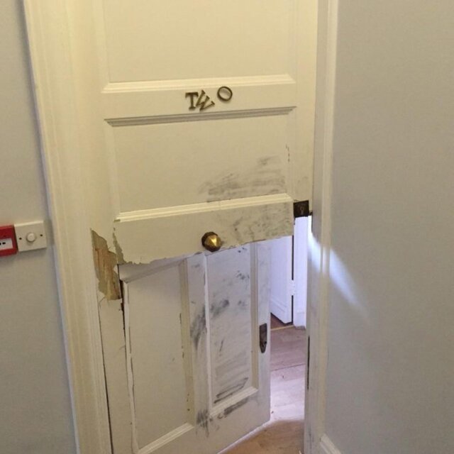 Pull door
