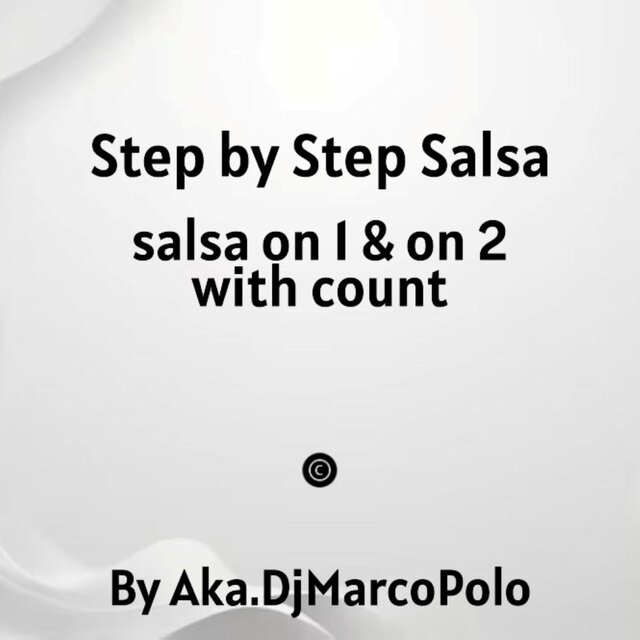 Step by Step Salsa on 1 & on 2 with count