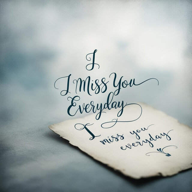 I Miss You Everyday