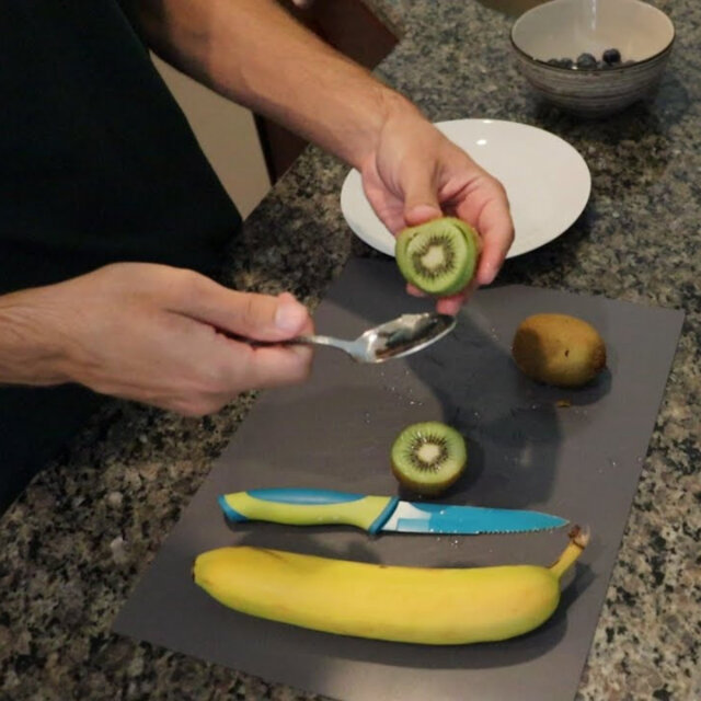 Making a Fruit Bowl & Eating (ASMR)