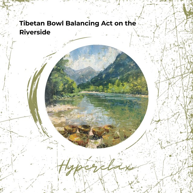 Tibetan Bowl Balancing Act on the Riverside
