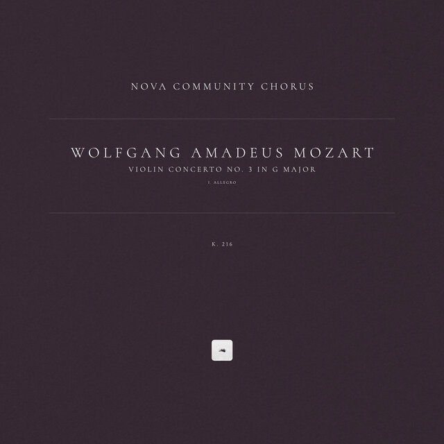 Violin Concerto No. 3 in G Major, K. 216: I. Allegro
